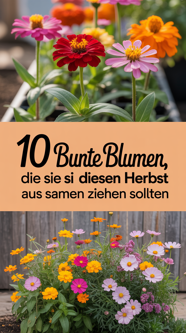 10 Bunte Blumen, die Sie diesen Herbst aus Samen ziehen sollten