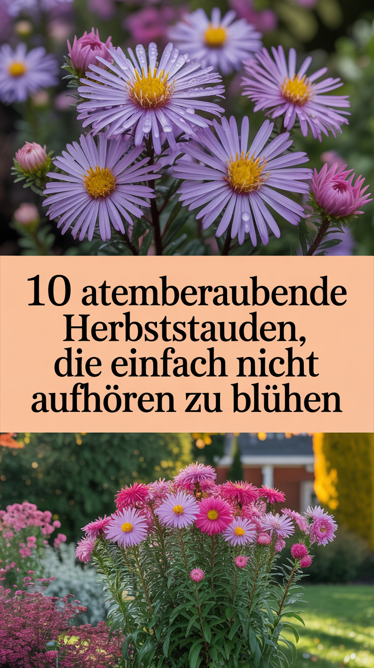 10 atemberaubende Herbststauden, die einfach nicht aufhören zu blühen