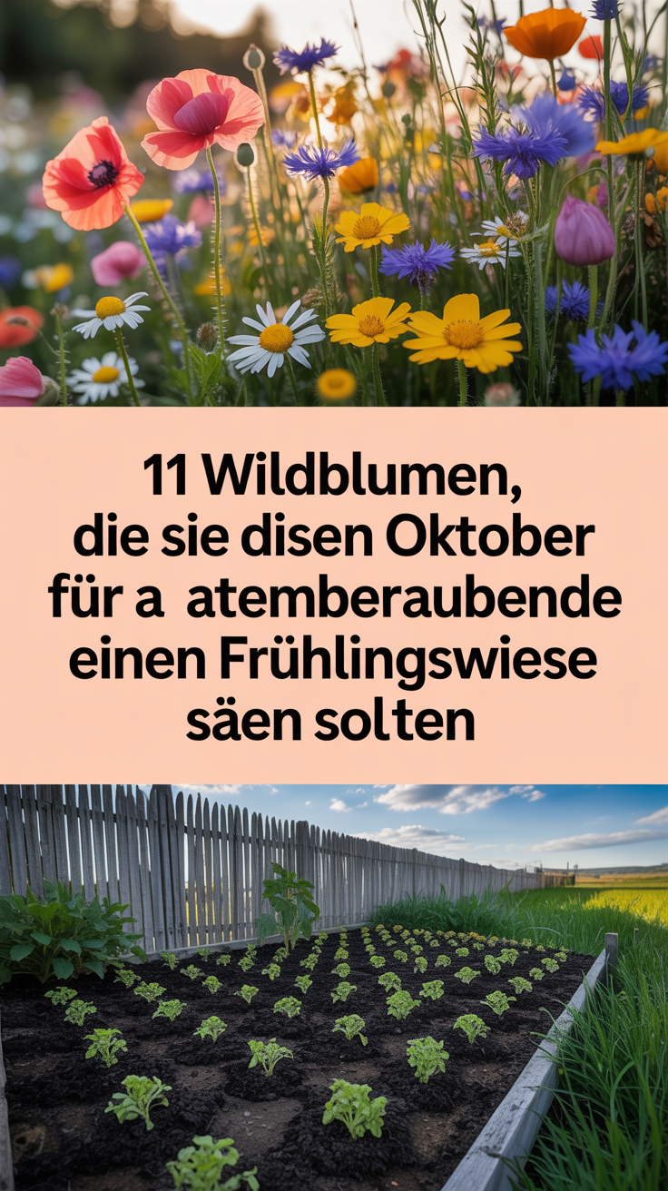 11 Wildblumen, die Sie diesen Oktober für eine atemberaubende Frühlingswiese säen sollten