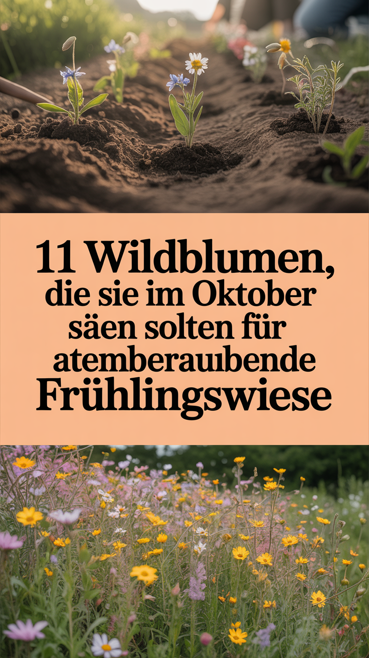 11 Wildblumen, die Sie im Oktober säen sollten für eine atemberaubende Frühlingswiese