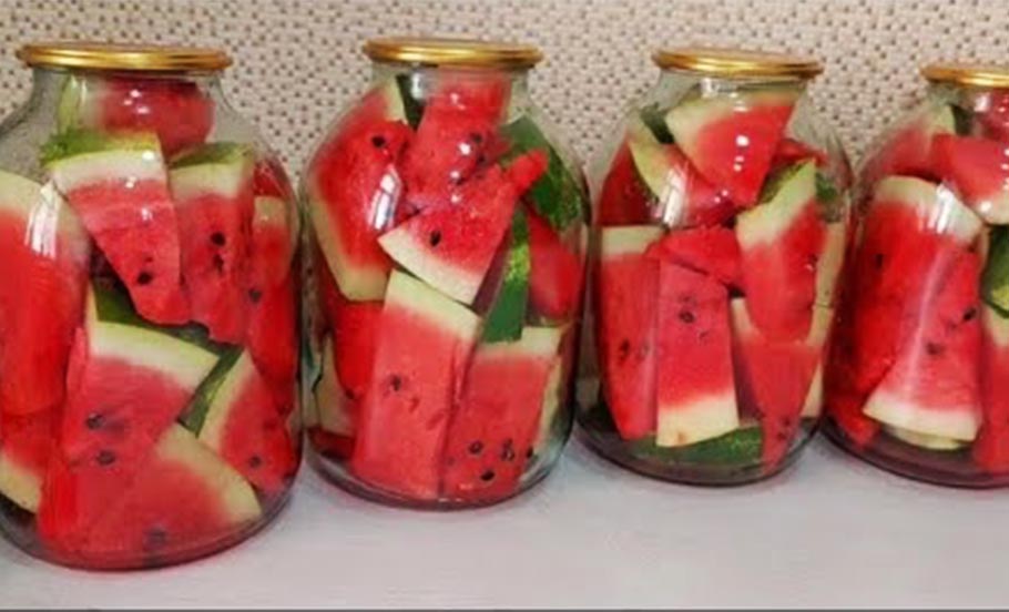 Wassermelone, der Trick, um sie den ganzen Winter haltbar zu machen | Meine Großmutter hat es mir beigebracht!