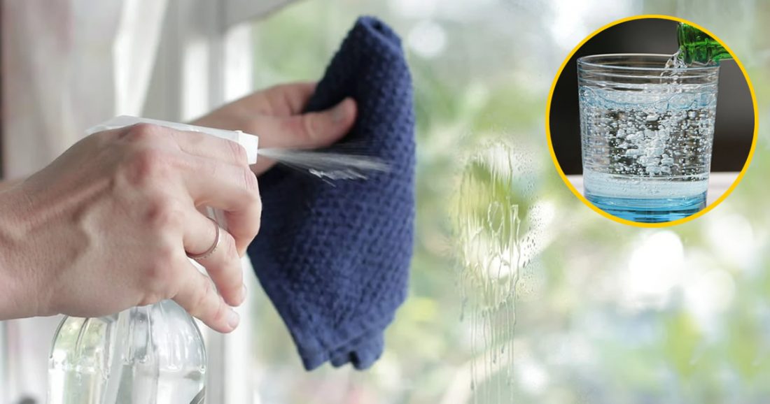 Des verres impeccables et sans traces grâce à l’astuce de l’eau pétillante