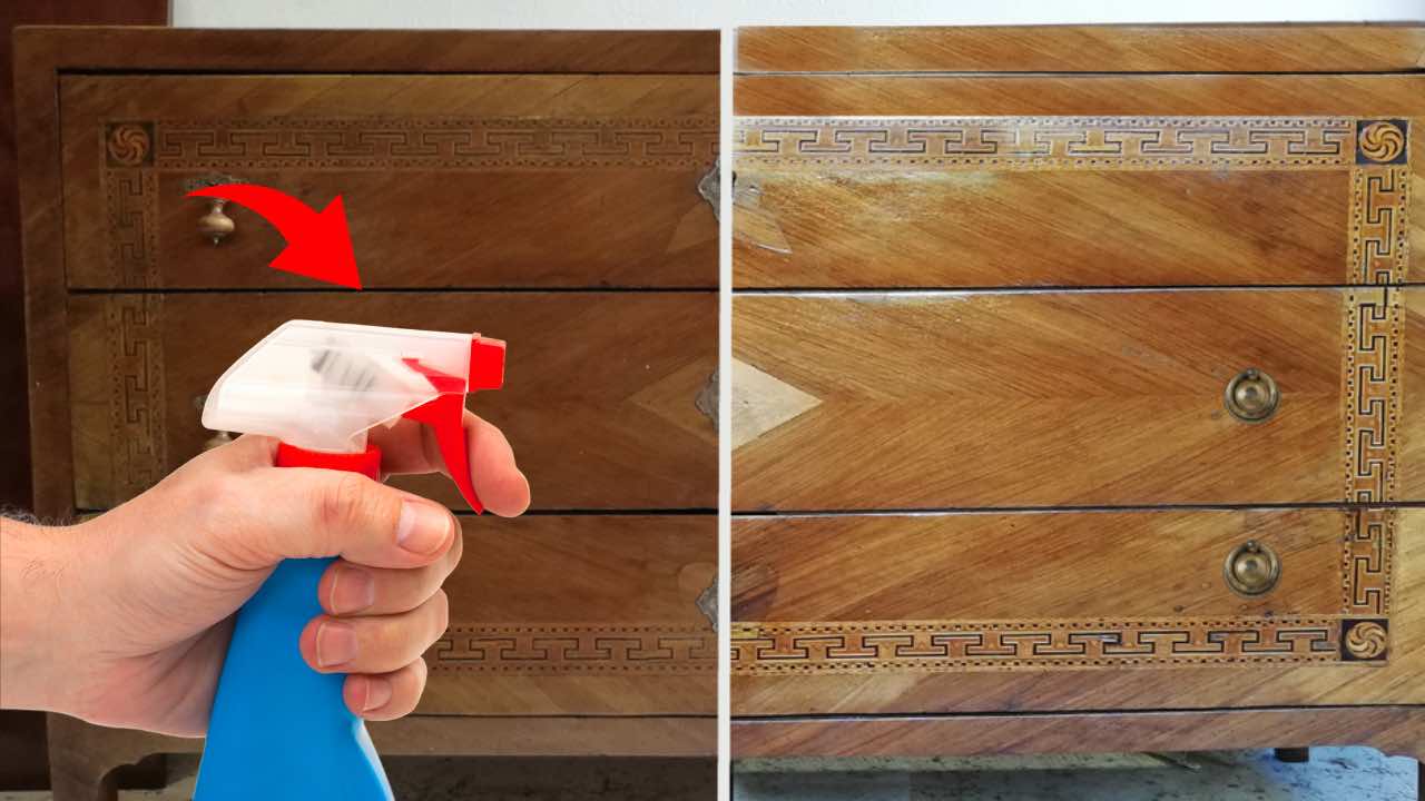 Meubles en bois ternes, avec ce mélange ils brilleront à nouveau peu de temps après