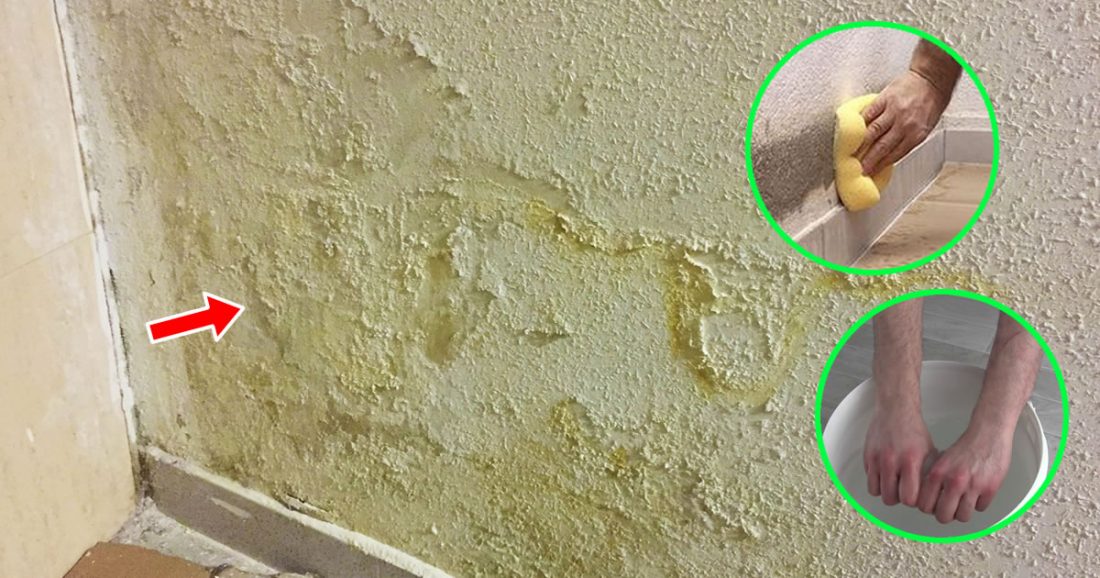 Die effektivste Methode, um Salpeter und Schimmel von den Wänden zu entfernen