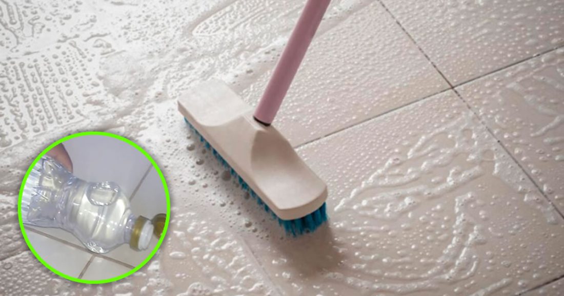 Wie man einen Bodenreiniger herstellt, der keine Streifen hinterlässt, die Fugen reinigt und glänzend macht