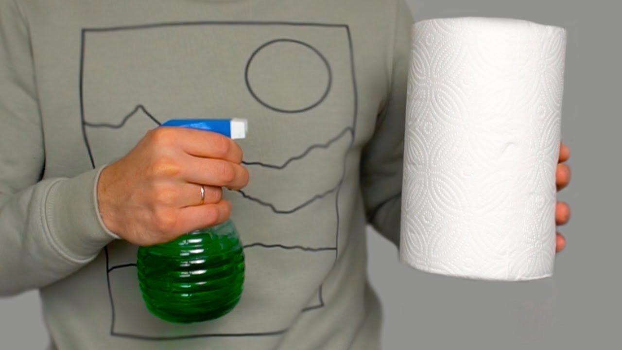 Hier ist das Geheimnis der Hotels, um den ganzen Staub zu entfernen: Einfach aufsprühen.