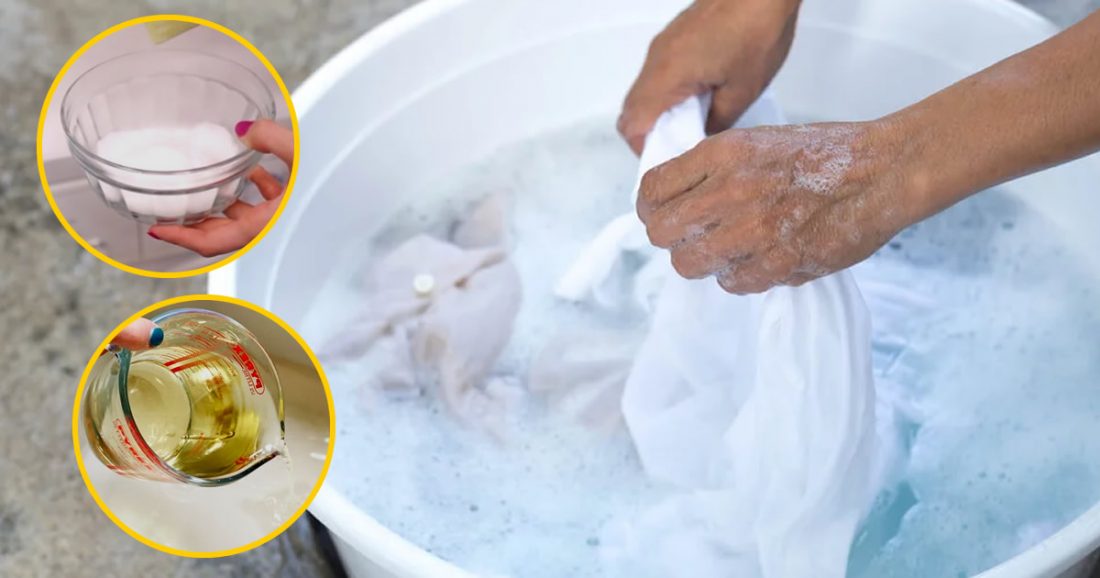 Wie man Wäsche ohne Bleichmittel mit 5 einfachen Hausmitteln weiß wäscht