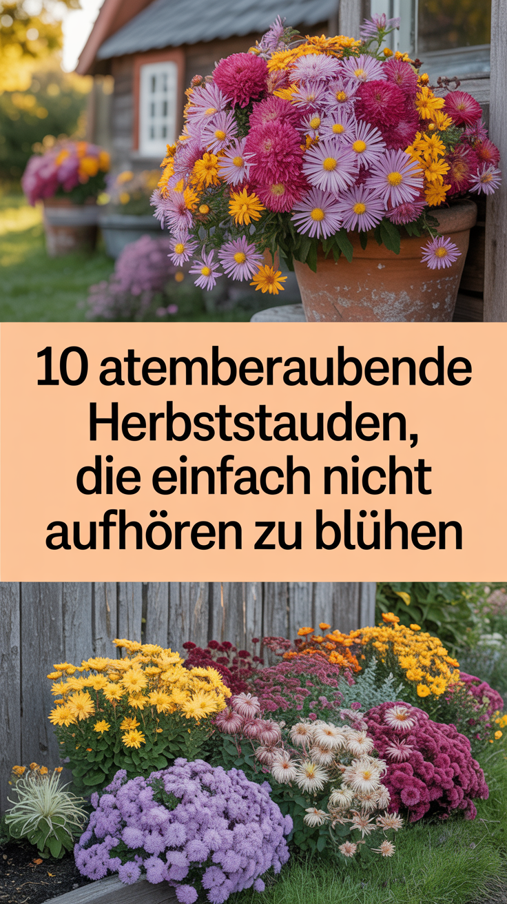 10 Atemberaubende Herbststauden, die einfach nicht aufhören zu blühen