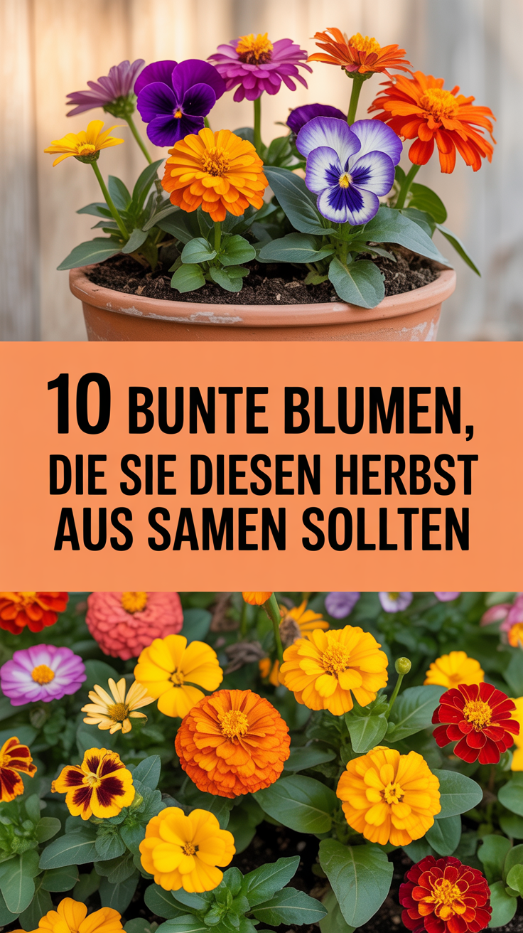 10 Bunte Blumen, Die Sie Diesen Herbst Aus Samen Ziehen Sollten