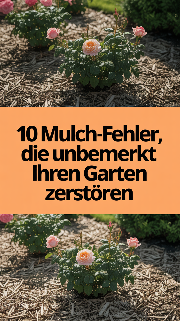 10 Mulch-Fehler, die unbemerkt Ihren Garten zerstören