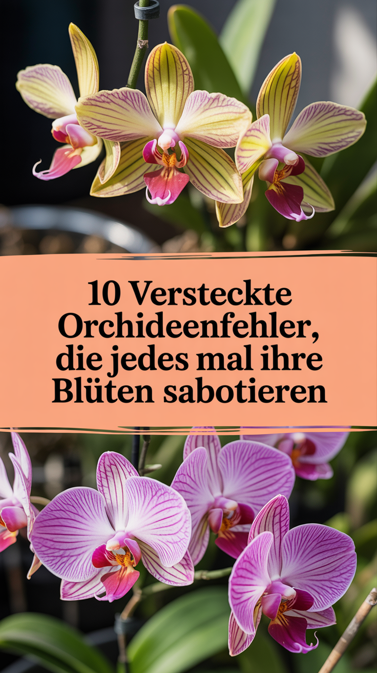 10 Versteckte Orchideenfehler, die jedes Mal Ihre Blüten sabotieren