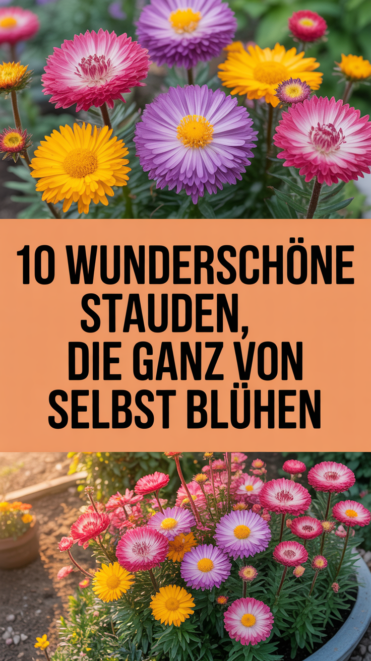 10 Wunderschöne Stauden, die ganz von selbst blühen