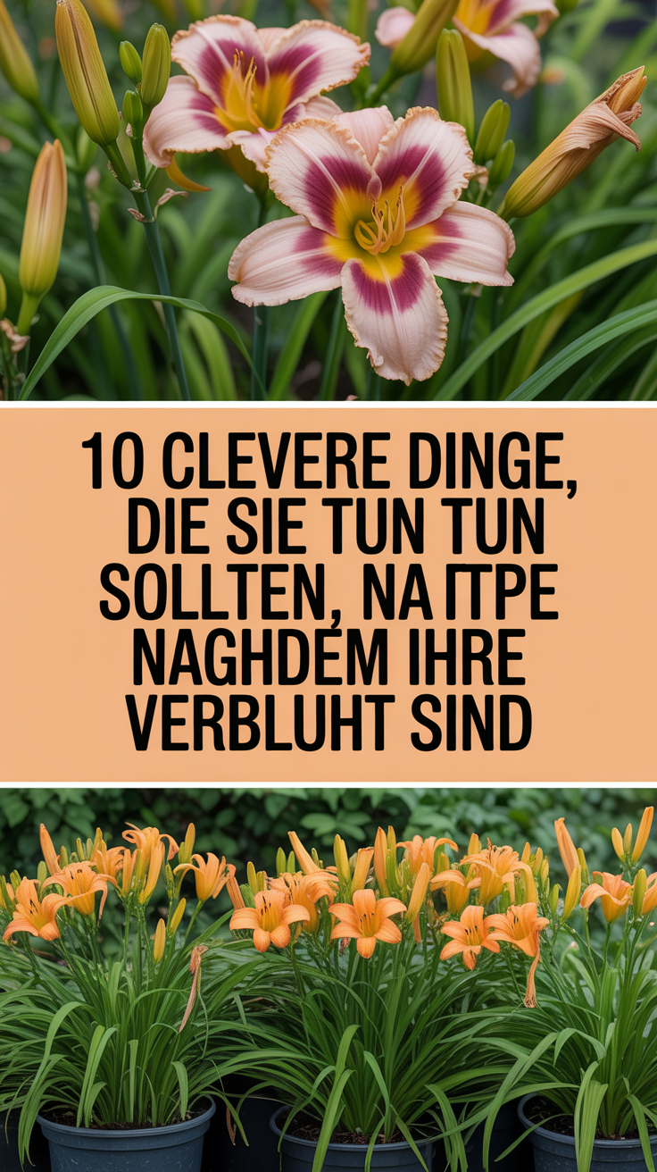 10 clevere Dinge, die Sie tun sollten, nachdem Ihre Taglilien verblüht sind