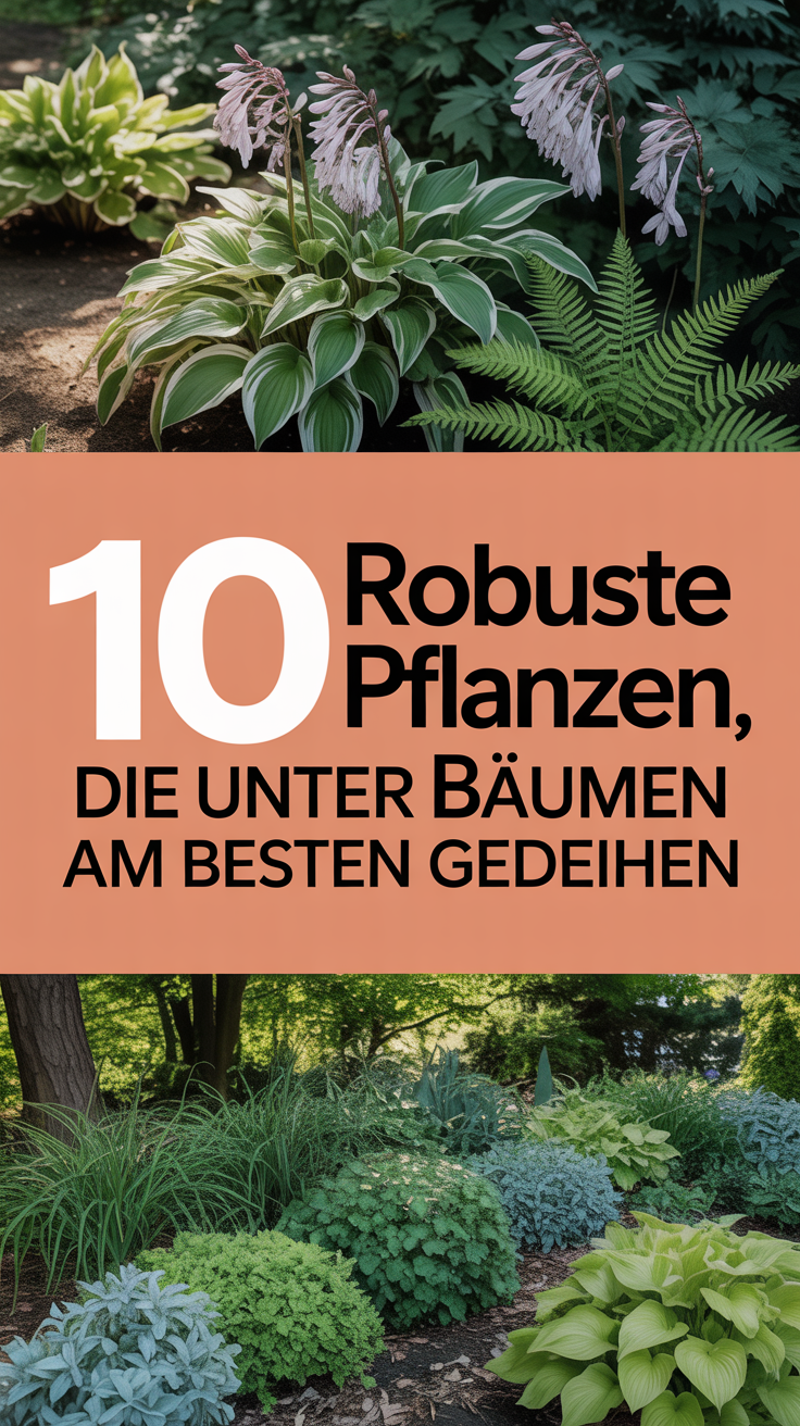 10 robuste Pflanzen, die unter Bäumen am besten gedeihen