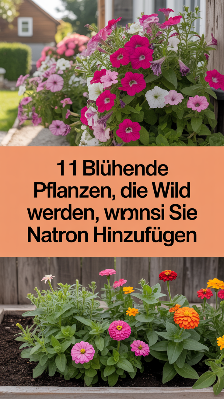 11 Blühende Pflanzen, die wild werden, wenn Sie Natron hinzufügen