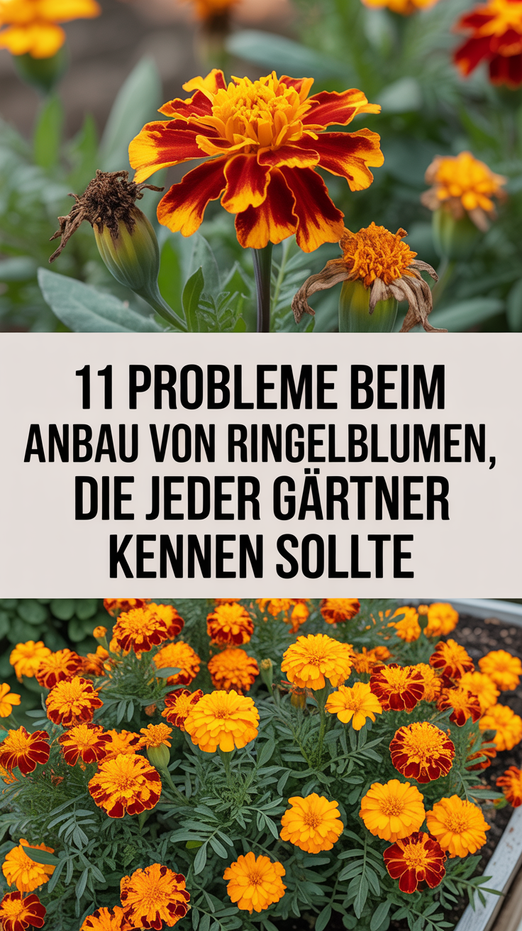 11 Probleme beim Anbau von Ringelblumen, die jeder Gärtner kennen sollte