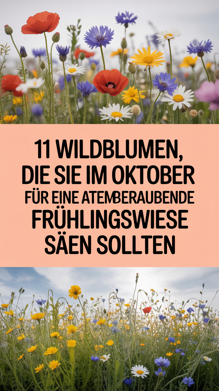 11 Wildblumen, die Sie im Oktober für eine atemberaubende Frühlingswiese säen sollten