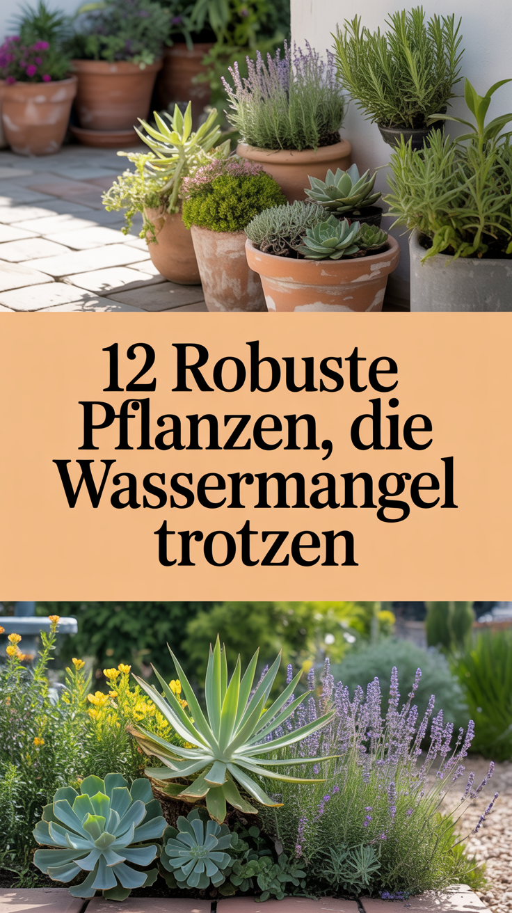12 robuste Pflanzen, die Wassermangel trotzen