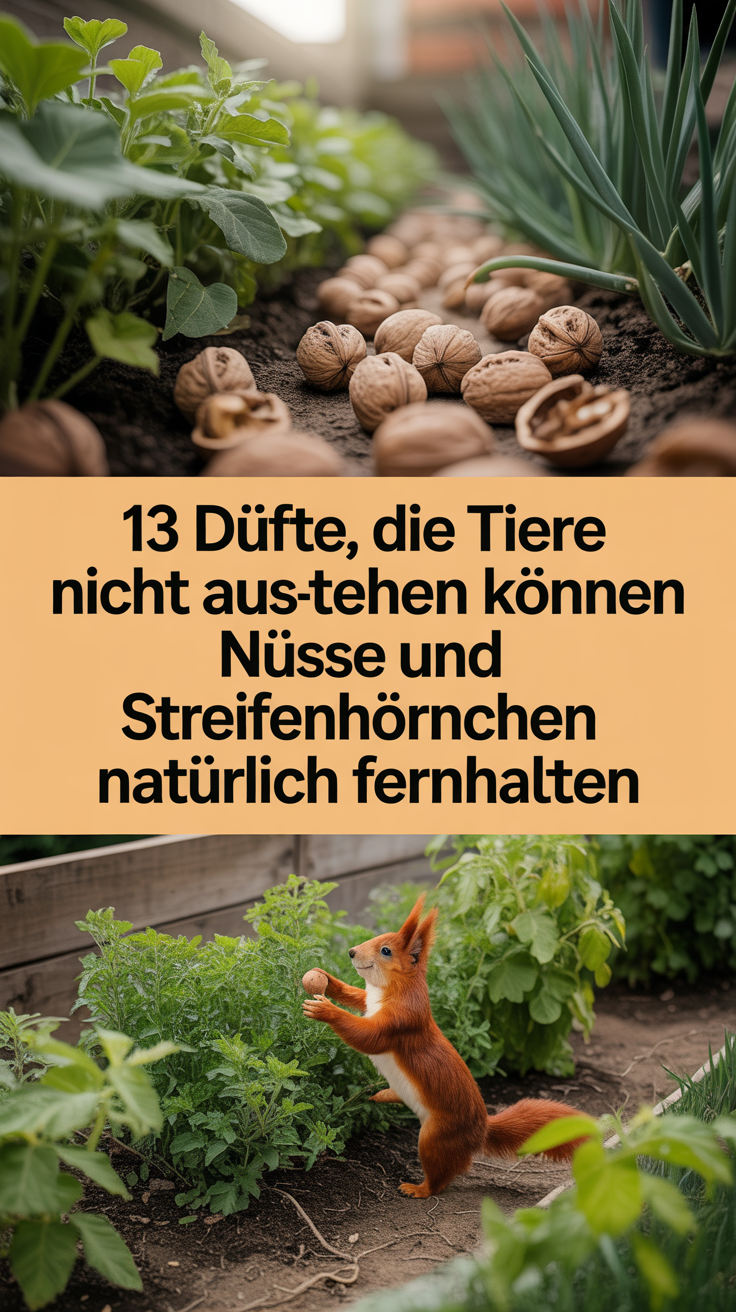 13 Düfte, die Tiere nicht ausstehen können – Nüsse und Streifenhörnchen natürlich fernhalten