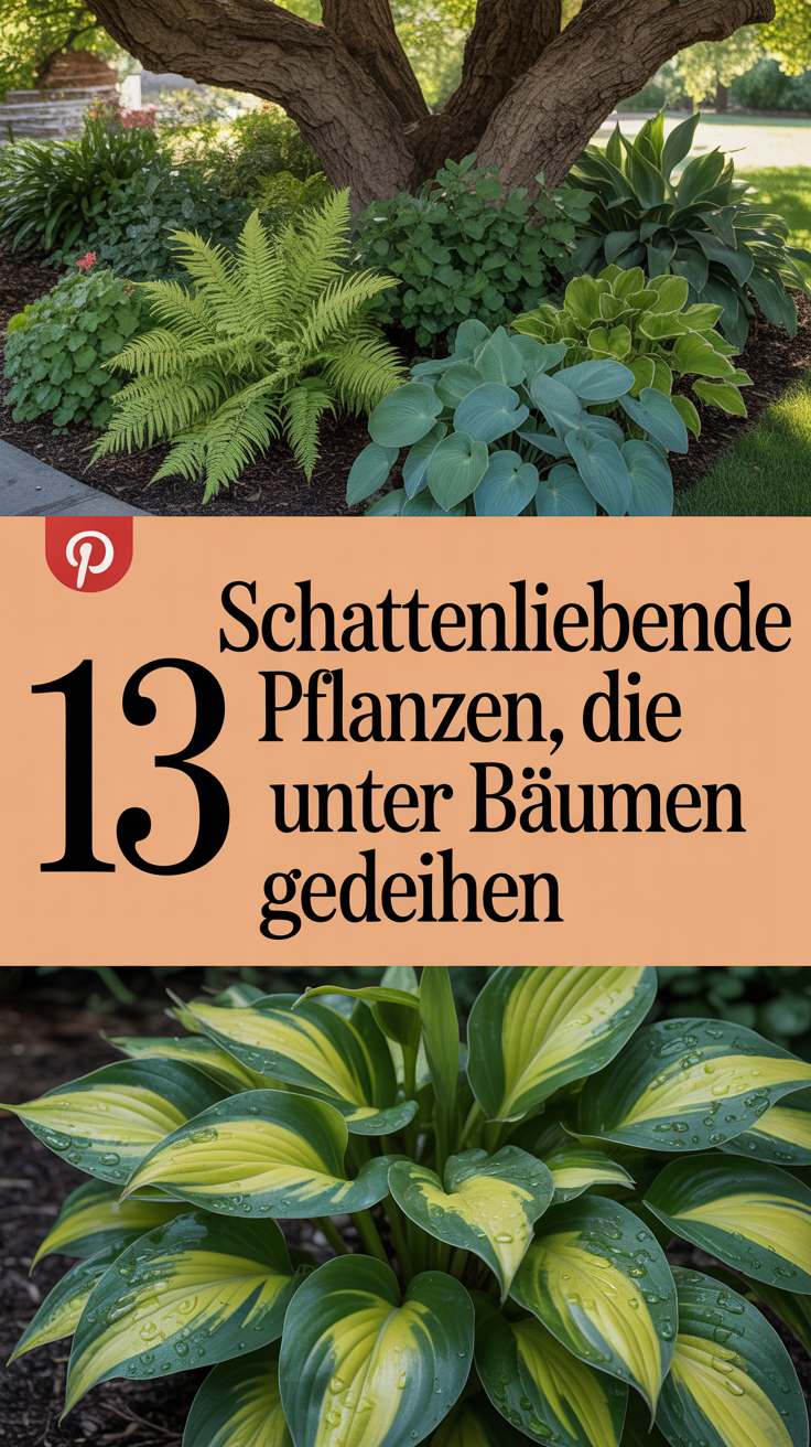 13 schattenliebende Pflanzen, die unter Bäumen gedeihen