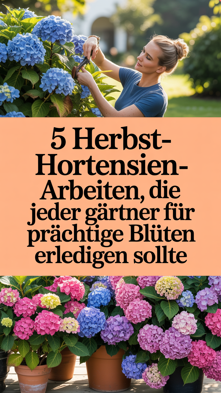 5 Herbst-Hortensien-Arbeiten, die jeder Gärtner für prächtige Blüten erledigen sollte