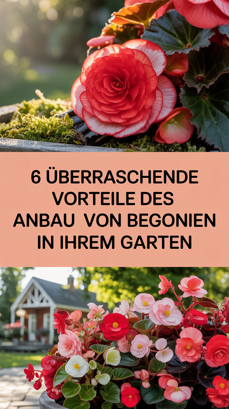 6 überraschende Vorteile des Anbaus von Begonien in Ihrem Garten