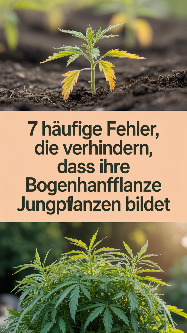 7 Häufige Fehler, die verhindern, dass Ihre Bogenhanfpflanze Jungpflanzen bildet