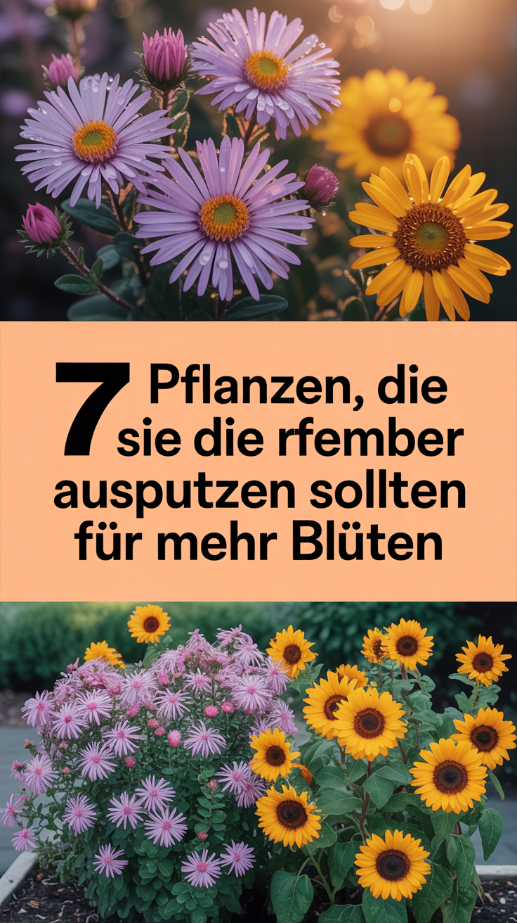 7 Pflanzen, die Sie diesen September ausputzen sollten für mehr Blüten
