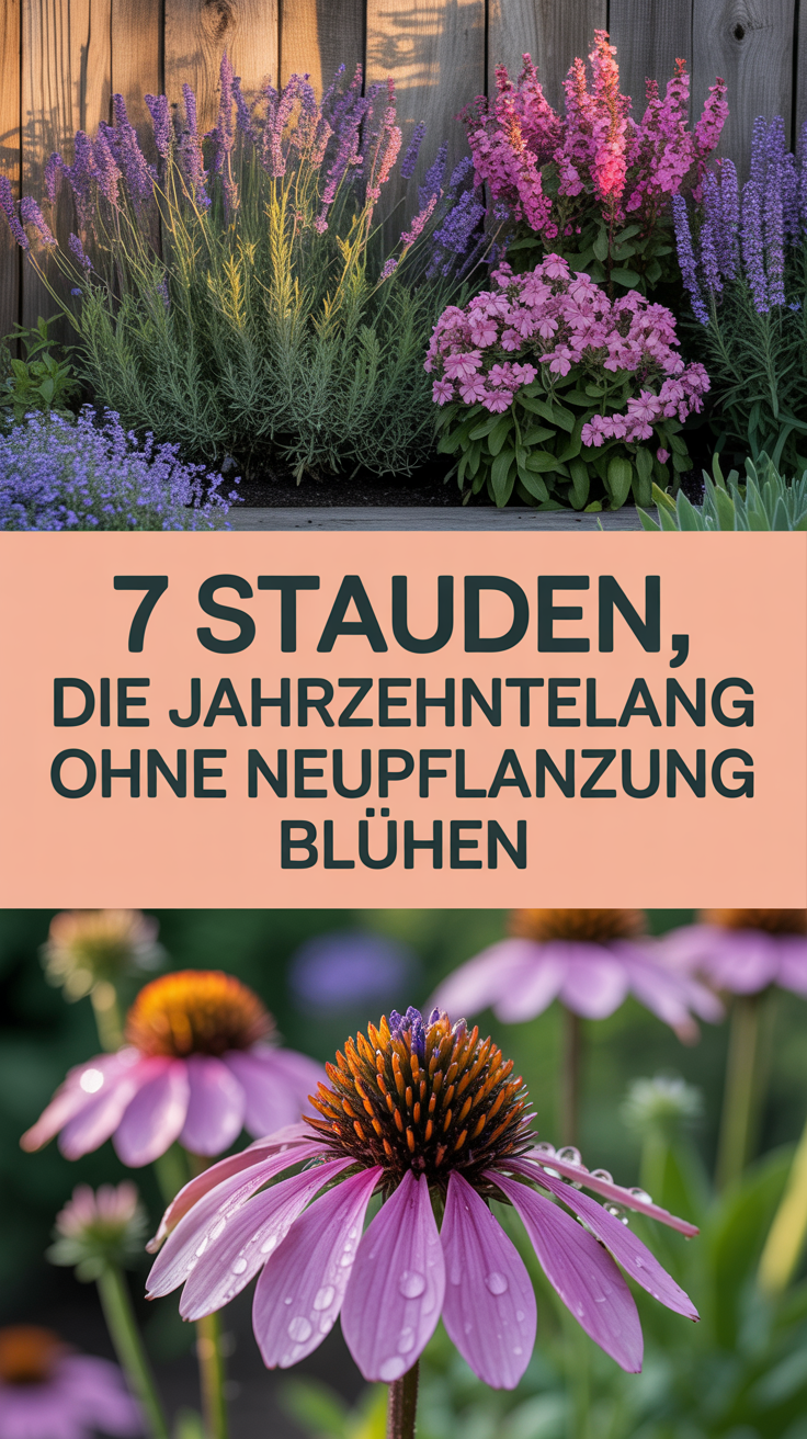 7 Stauden, die jahrzehntelang ohne Neupflanzung blühen