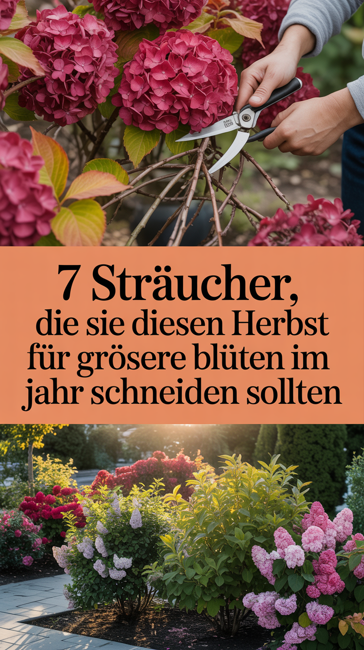 7 Sträucher, die Sie diesen Herbst für größere Blüten im nächsten Jahr schneiden sollten