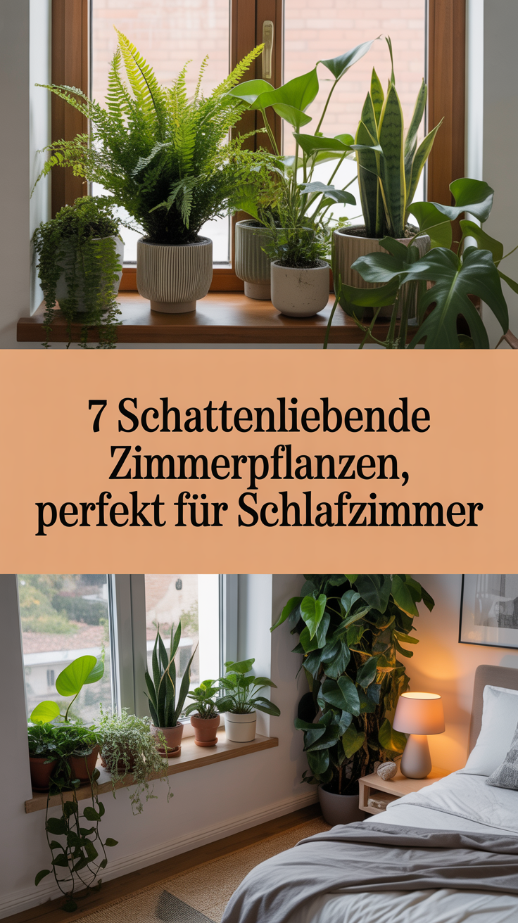7 schattenliebende Zimmerpflanzen, perfekt für Schlafzimmer