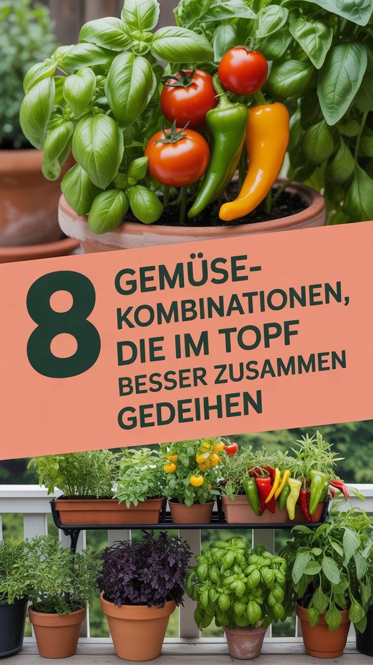 8 Gemüsekombinationen, die im Topf besser zusammen gedeihen