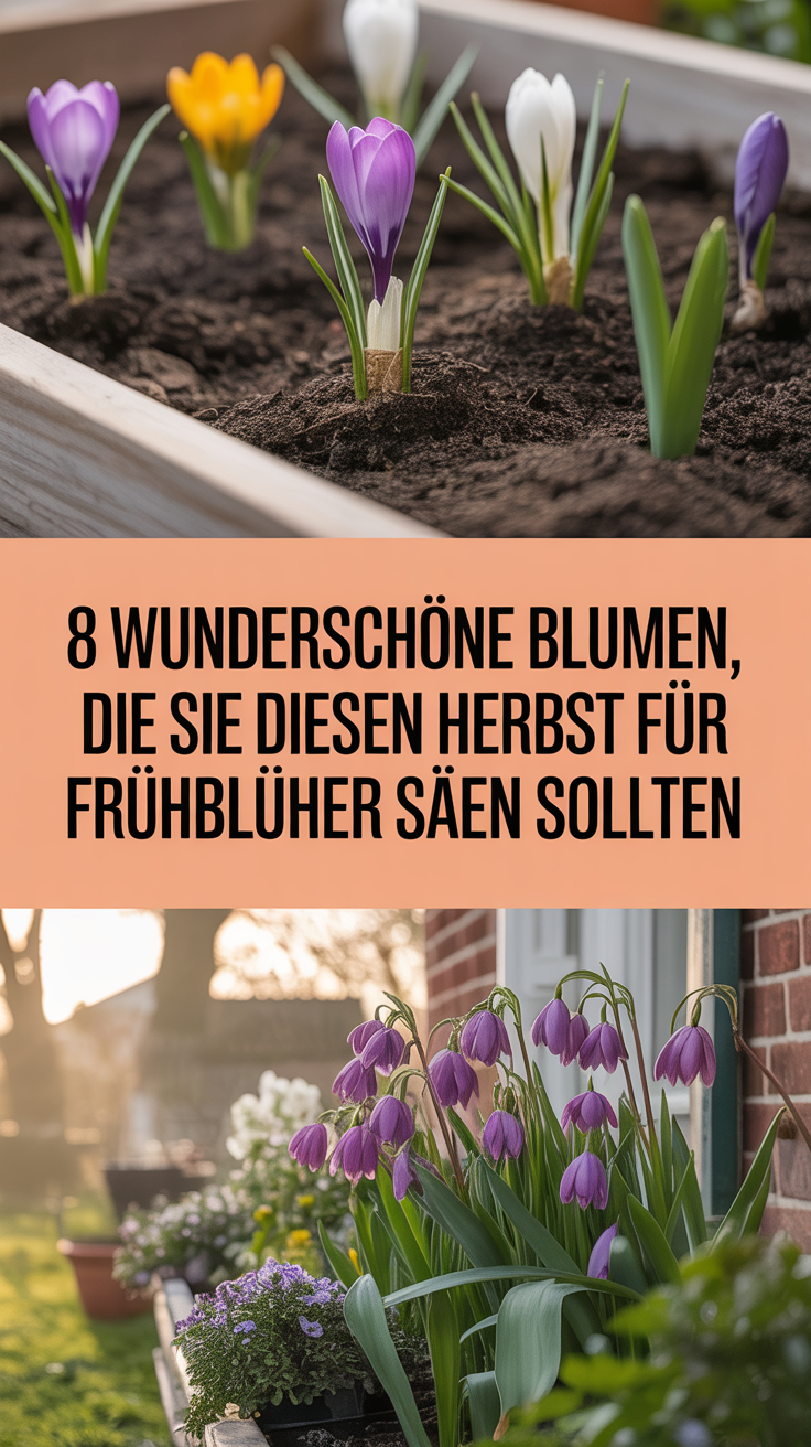 8 Wunderschöne Blumen, die Sie diesen Herbst für Frühblüher Säen Sollten