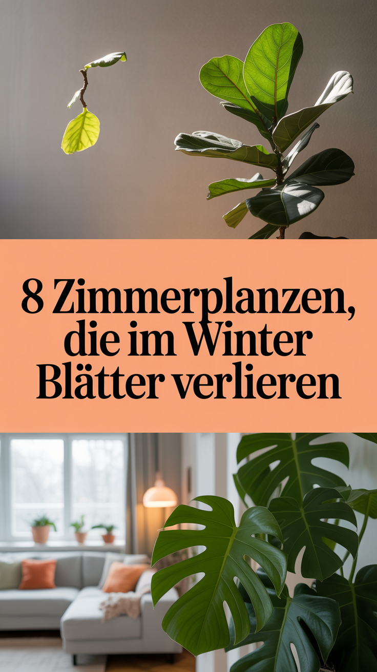 8 Zimmerpflanzen, die im Winter Blätter verlieren