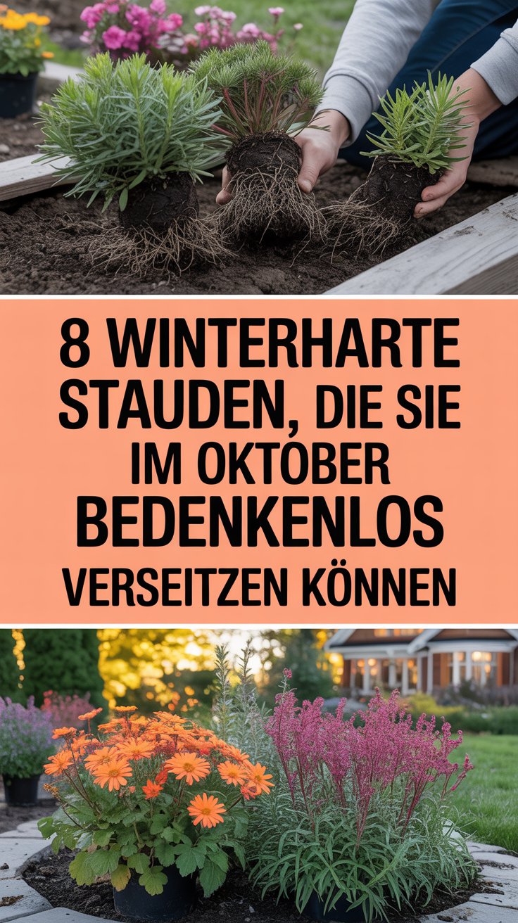 8 winterharte Stauden, die Sie im Oktober bedenkenlos versetzen können