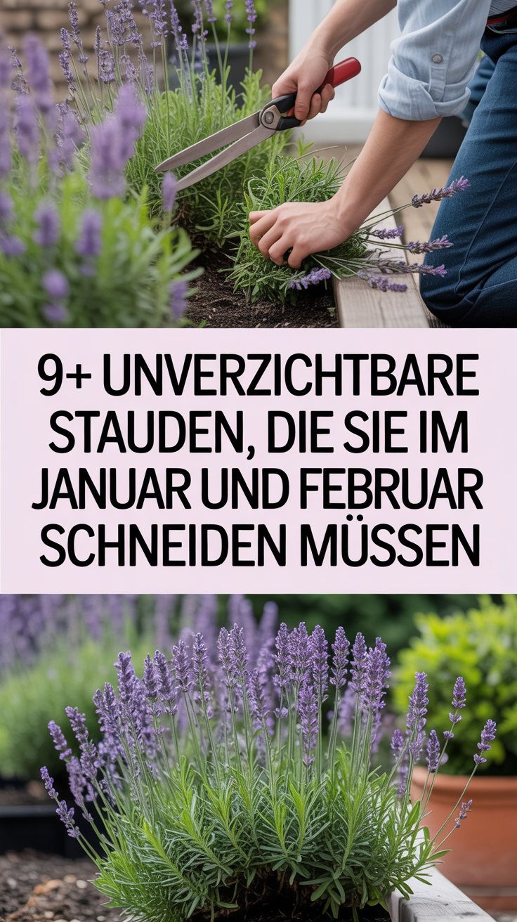 9+ Unverzichtbare Stauden, die Sie im Januar und Februar schneiden müssen