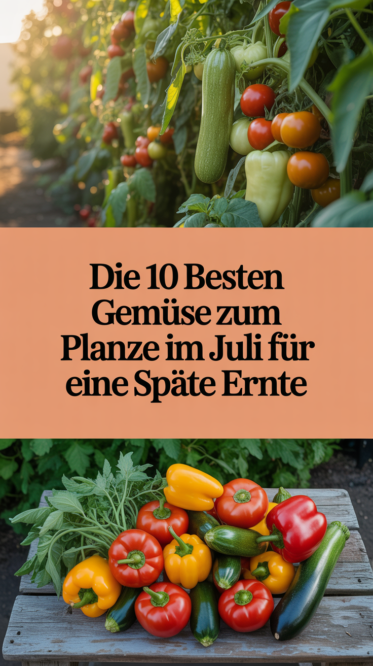 Die 10 besten Gemüse zum Pflanzen im Juli für eine späte Ernte