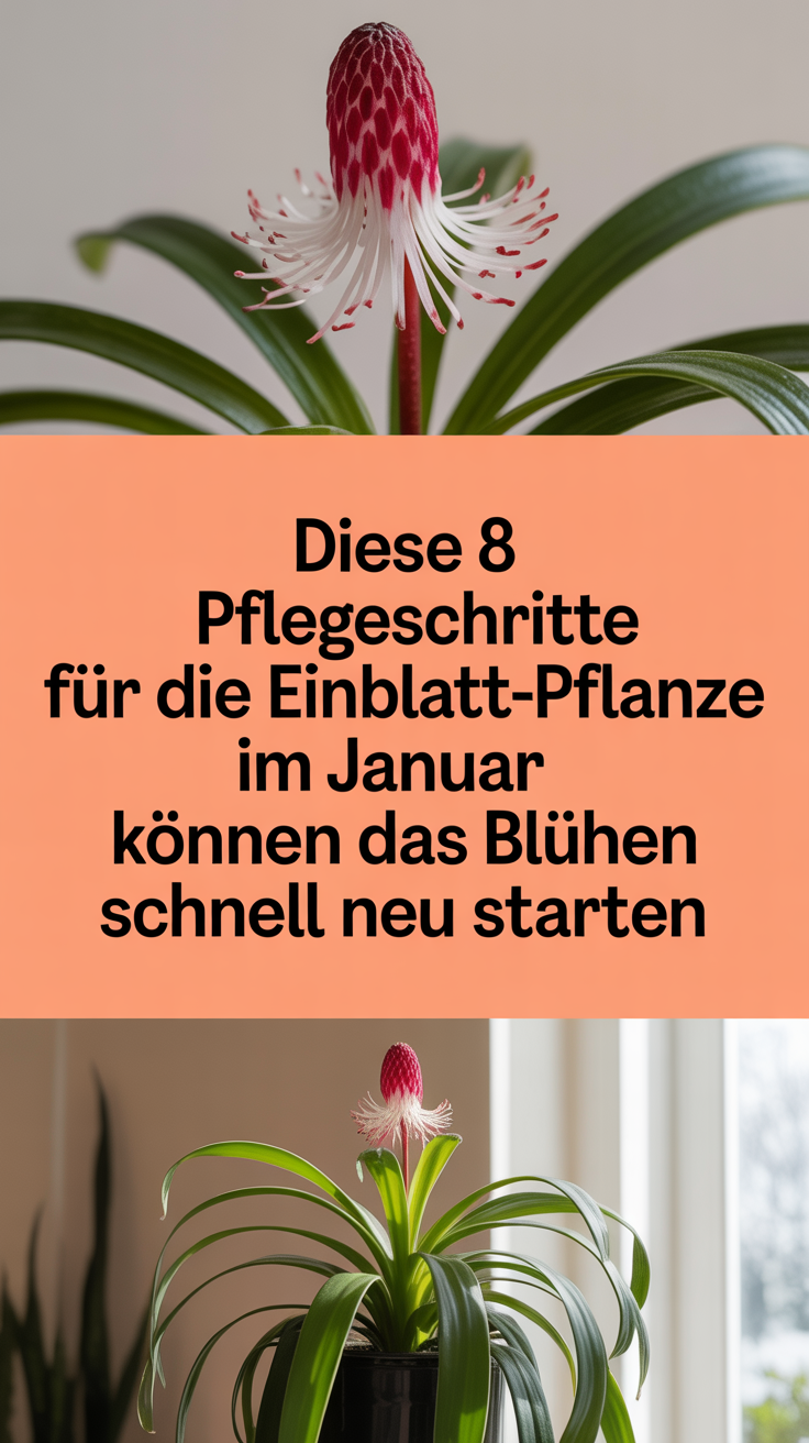 Diese 8 Pflegeschritte für die Einblatt-Pflanze im Januar können das Blühen schnell neu starten