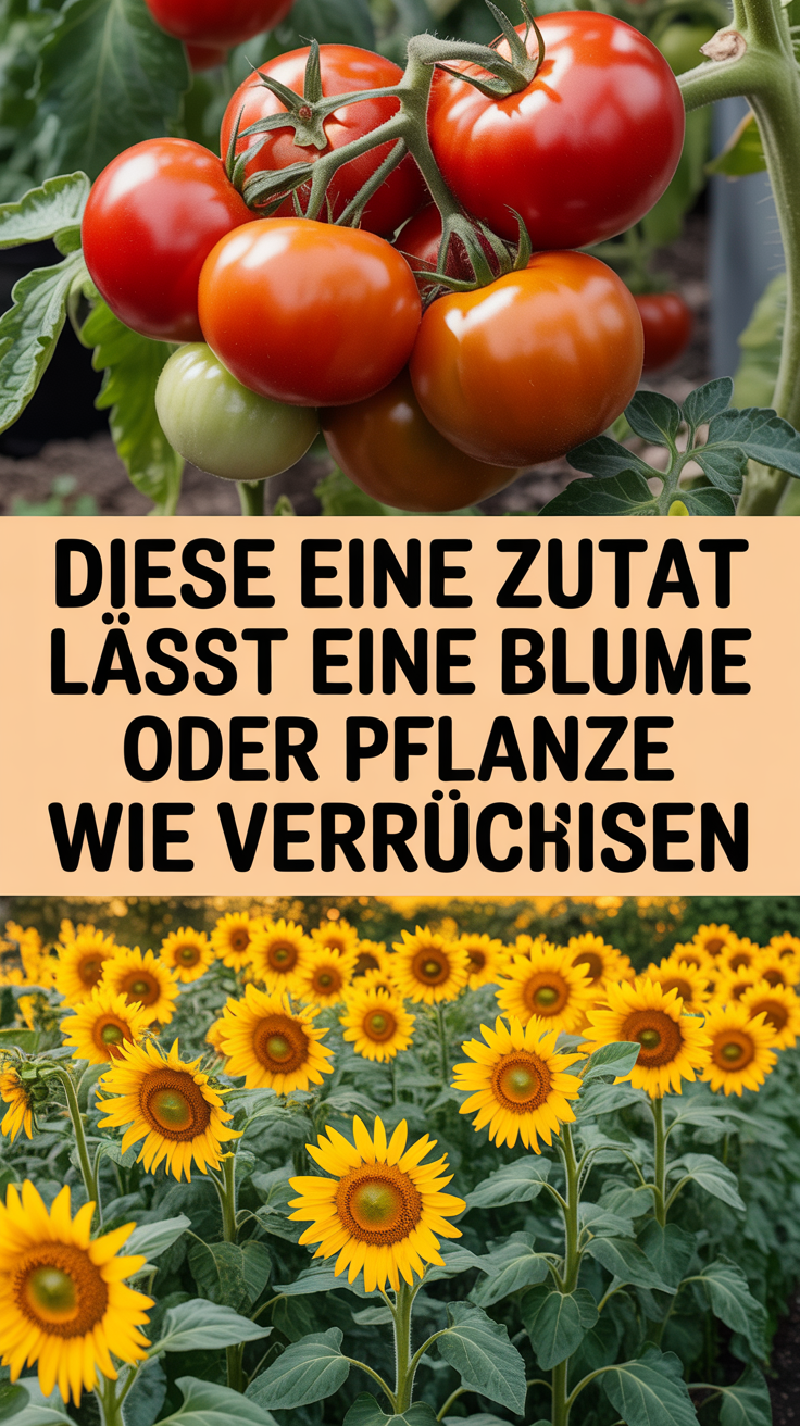 Diese eine Zutat lässt jede Blume oder Pflanze wie verrückt wachsen