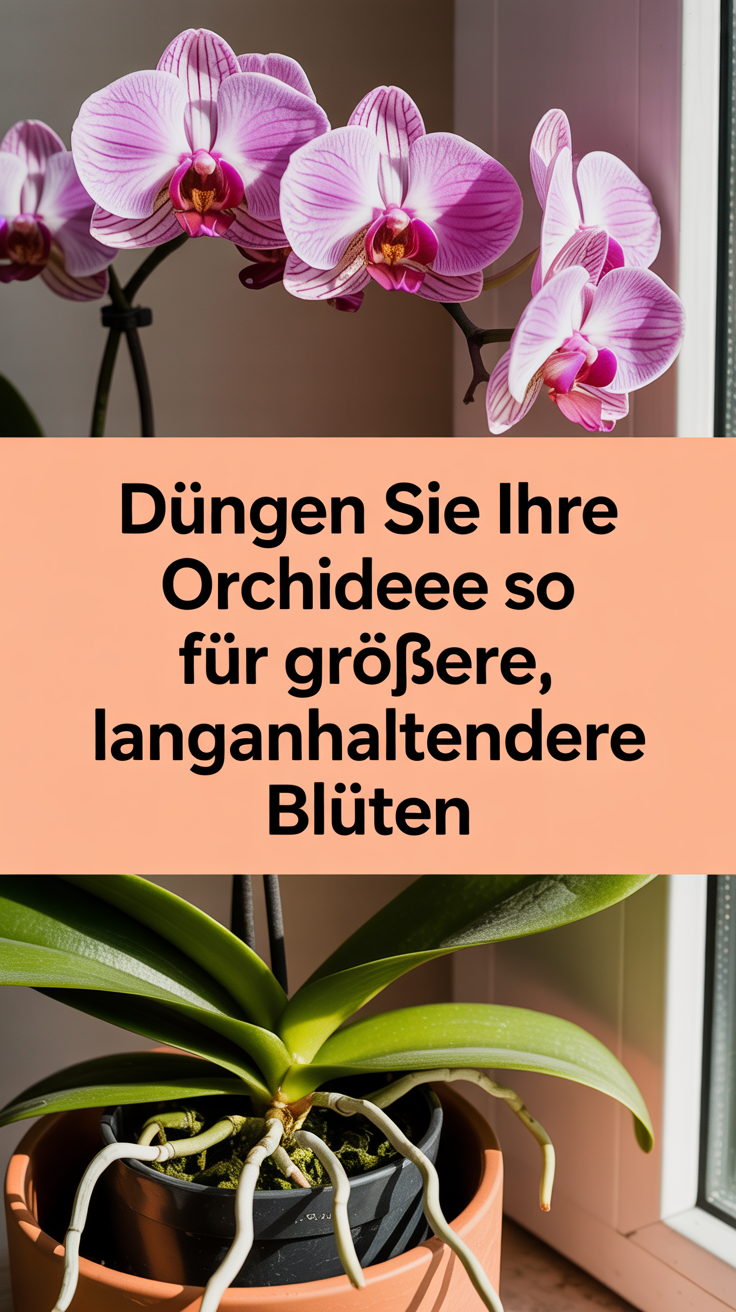Düngen Sie Ihre Orchidee so für größere, langanhaltendere Blüten