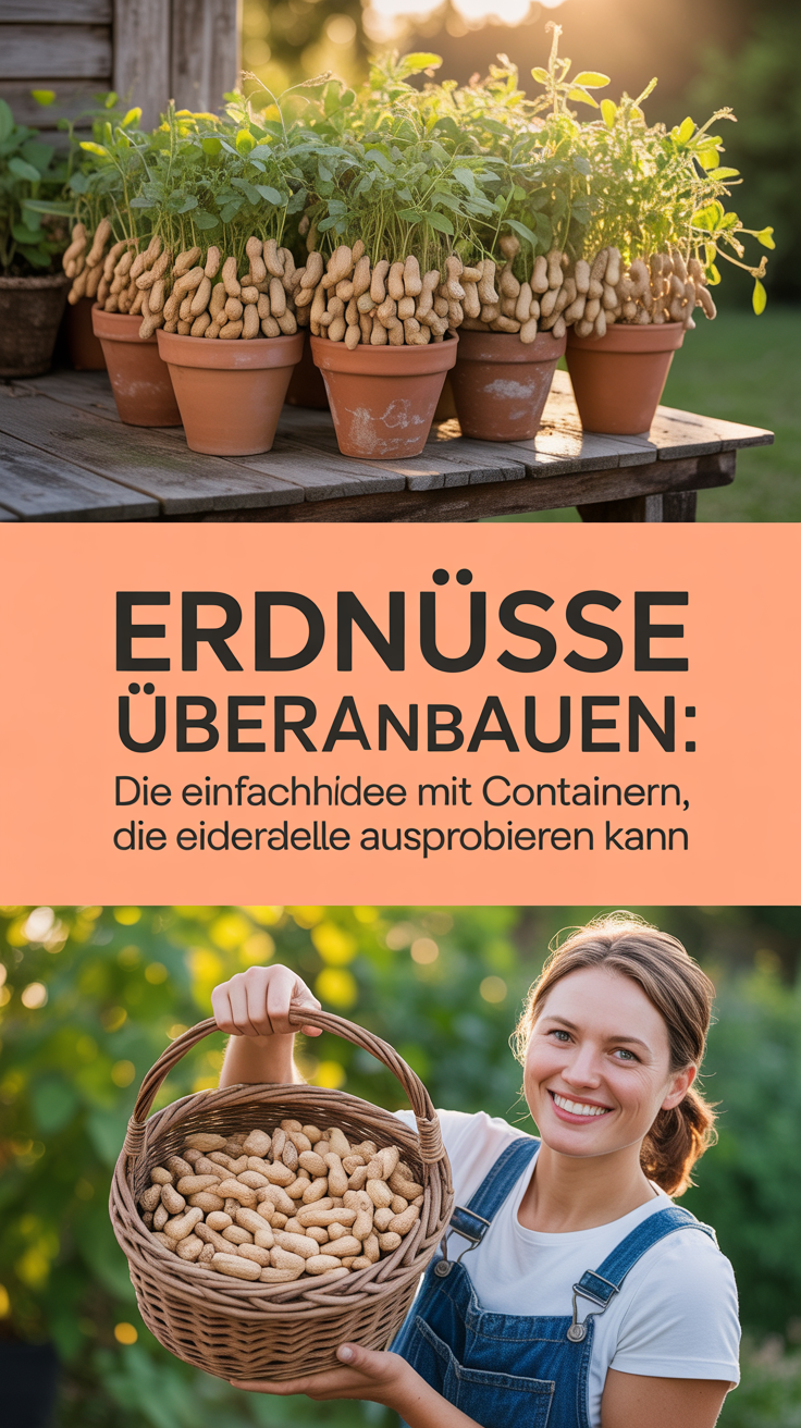 Erdnüsse überall anbauen: Die einfache Methode mit Containern, die jeder ausprobieren kann