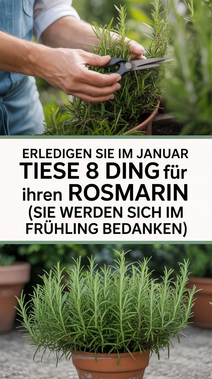 Erledigen Sie im Januar diese 8 Dinge für Ihren Rosmarin (Sie werden sich im Frühling bedanken)