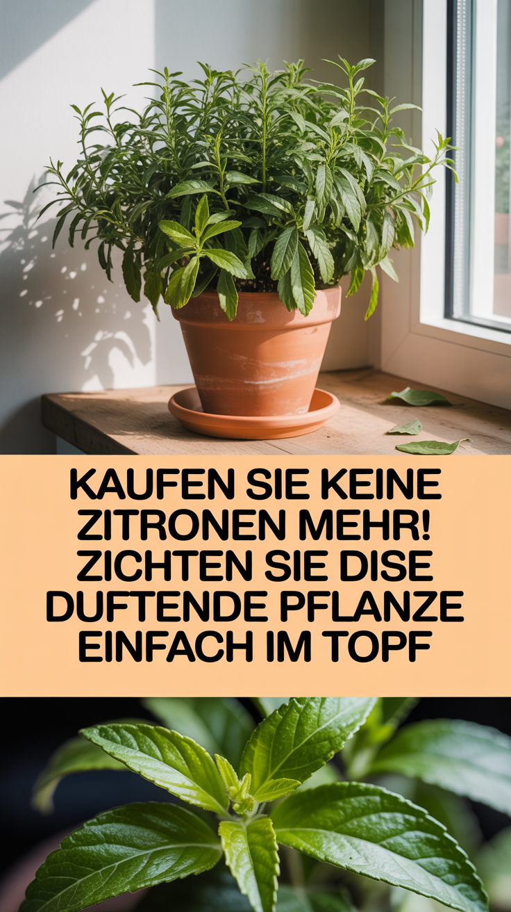 Kaufen Sie keine Zitronen mehr! Züchten Sie diese duftende Pflanze einfach im Topf