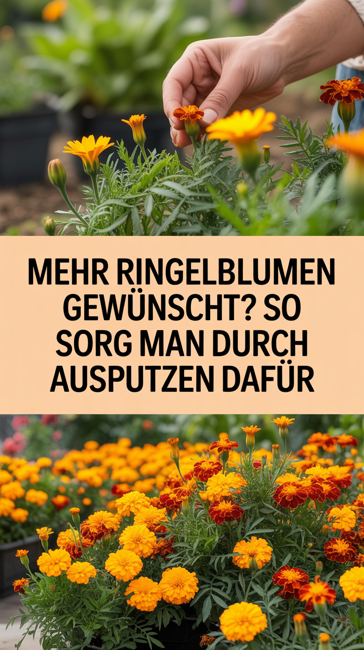 Mehr Ringelblumen gewünscht? So sorgt man durch Ausputzen dafür