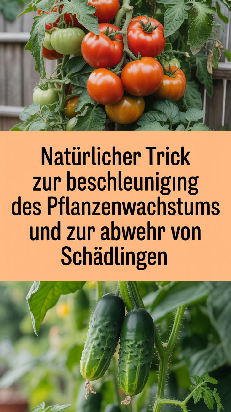 Natürlicher Trick zur Beschleunigung des Pflanzenwachstums und zur Abwehr von Schädlingen