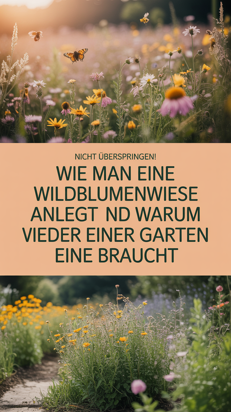 Nicht überspringen! Wie man eine Wildblumenwiese anlegt und warum jeder Garten eine braucht