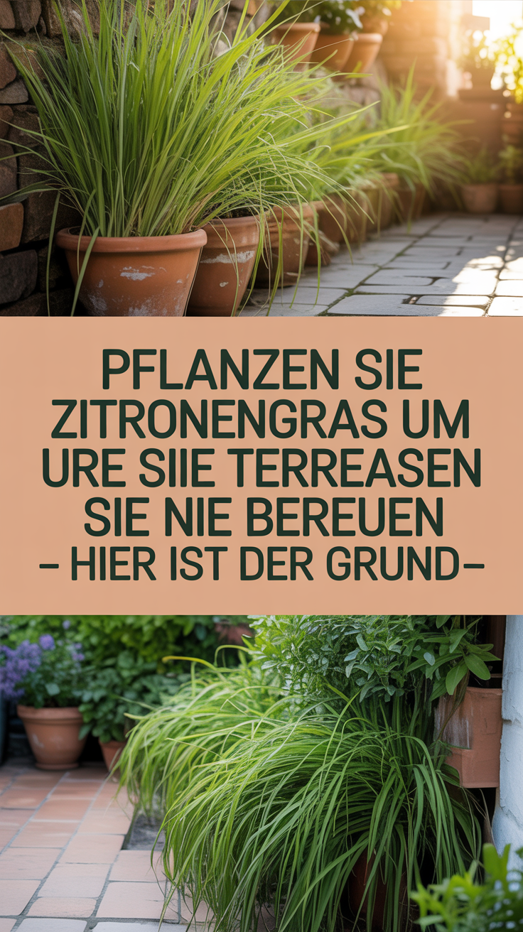 Pflanzen Sie Zitronengras um Ihre Terrasse und Sie werden es nie bereuen – hier ist der Grund