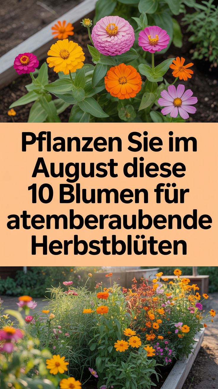 Pflanzen Sie im August diese 10 Blumen für atemberaubende Herbstblüten