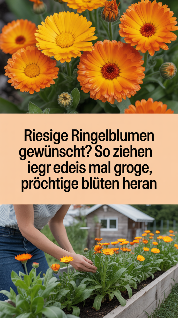 Riesige Ringelblumen gewünscht? So ziehen Sie jedes Mal große, prächtige Blüten heran