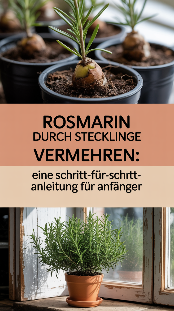 Rosmarin durch Stecklinge vermehren: Eine Schritt-für-Schritt-Anleitung für Anfänger